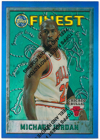 topps finest michael jordan