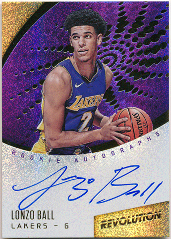 17-18 Panini Contenders Lonzo Ball Rookie Ticket Auto RC 1