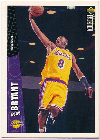 Kobe Bryant NBA Hoops トレーディングカード 明るかっ 96-97 