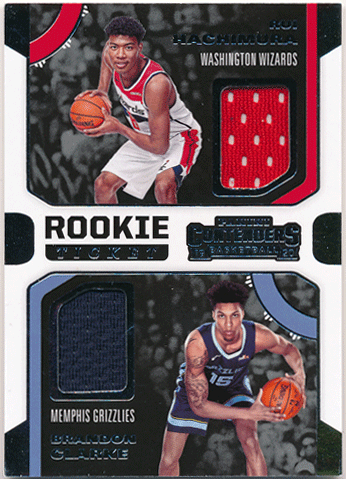 2019 Panini Contenders 八村塁 ルーキー 直筆サインカード