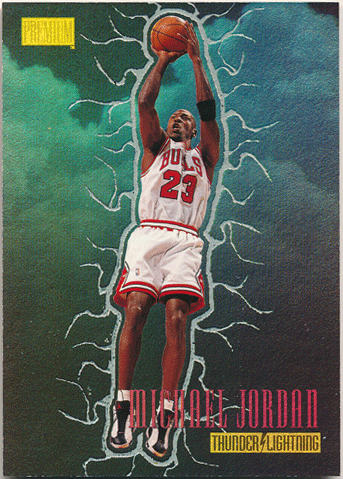 Michael Jordan NBA 1997-98 Skybox Premium Thunder Lightning